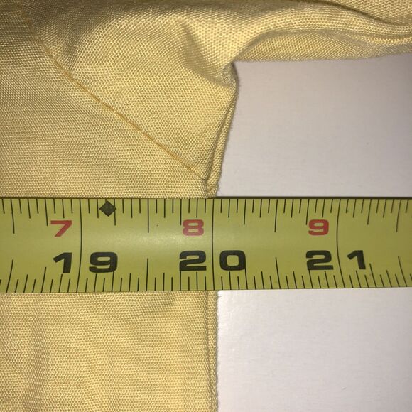 Dickies Women’s Yellow Scrub Top Embroidered Philippine Islands Pockets Size XS - Picture 6 of 13